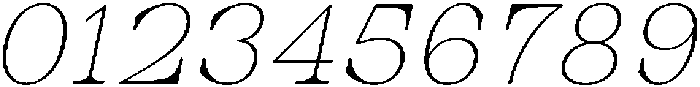 Auralic Variable Thin High Semi Condensed Italic ttf (100) Font OTHER CHARS