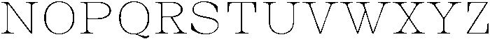 Auralic Variable Thin High Semi Condensed ttf (100) Font UPPERCASE