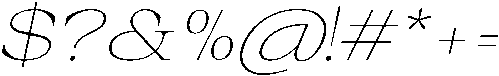 Auralic Variable Thin Italic ttf (100) Font OTHER CHARS