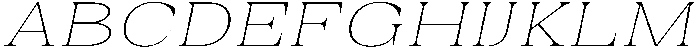Auralic Variable Thin Semi Expanded Italic ttf (100) Font
