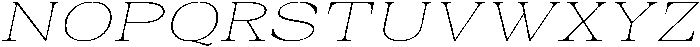Auralic Variable Thin Semi Expanded Italic ttf (100) Font UPPERCASE