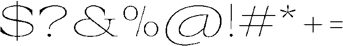 Auralic Variable Thin Semi ttf (100) Font OTHER CHARS