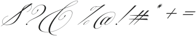 Auraliene Pro Italic otf (400) Font OTHER CHARS