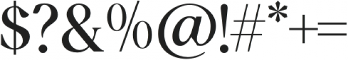 Aurallia-Regular otf (400) Font OTHER CHARS