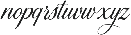Auraluxe Script Regular otf (400) Font LOWERCASE