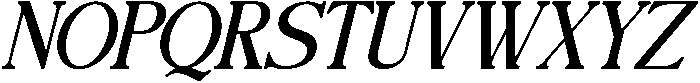 Aureilyth Italic otf (400) Font UPPERCASE