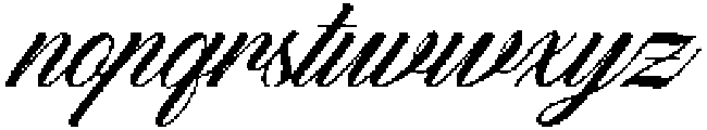 Aurelaydi Italic otf (400) Font LOWERCASE