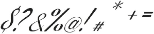 AureliaMarcelina Script otf (400) Font OTHER CHARS