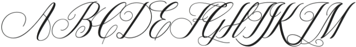 AureliaMarcelina Script otf (400) Font UPPERCASE