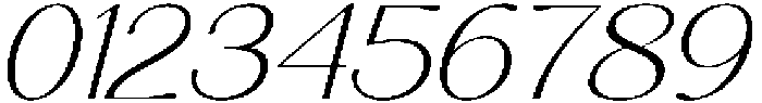 Aurelise Extra Light Italic otf (200) Font OTHER CHARS