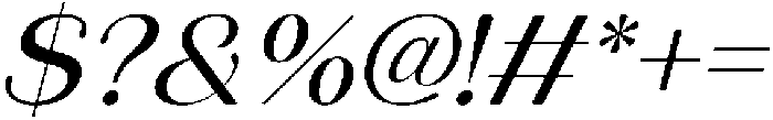 Aurelise-Italic otf (400) Font OTHER CHARS
