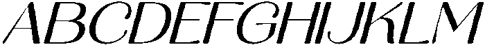 Aurelise-Italic otf (400) Font UPPERCASE