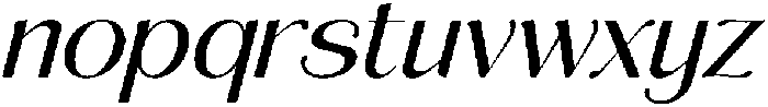 Aurelise-Italic otf (400) Font LOWERCASE