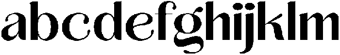 Aurelise Semi Bold otf (600) Font LOWERCASE