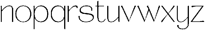 Aurelise Thin otf (100) Font LOWERCASE