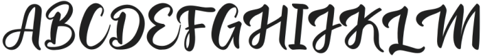 Aurelita Regular otf (400) Font UPPERCASE