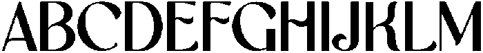 Aurelius Regular ttf (400) Font UPPERCASE