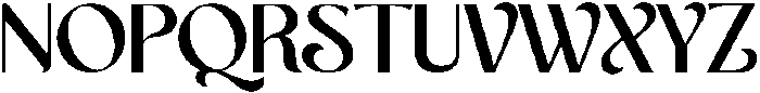 Aurelius Regular ttf (400) Font UPPERCASE