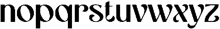 Aurelius Regular ttf (400) Font LOWERCASE