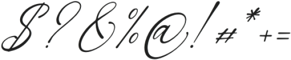 Aureliya Homnalej Italic otf (400) Font OTHER CHARS