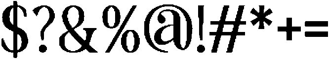 Aurellina Regular otf (400) Font OTHER CHARS