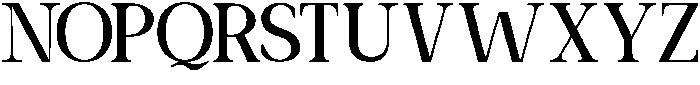 Aurellina Regular otf (400) Font UPPERCASE