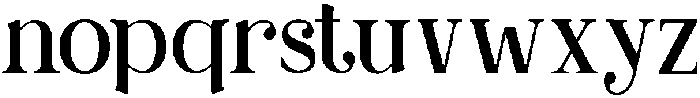 Aurellina Regular otf (400) Font LOWERCASE