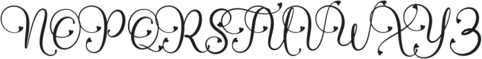 Aurellisa Script regular otf (400) Font UPPERCASE