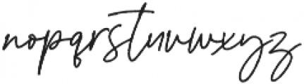 Aurelly Signature ALT otf (400) Font LOWERCASE