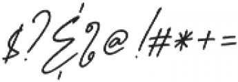 Aurelly Signature Slant otf (400) Font OTHER CHARS