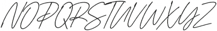 Aurelly Signature Slant otf (400) Font UPPERCASE