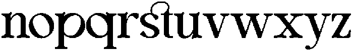 Aurelyne Regular otf (400) Font LOWERCASE