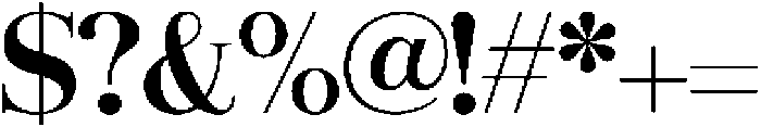Aurestia Bold otf (700) Font OTHER CHARS