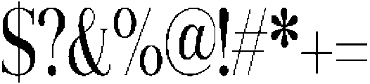 Aurestia Condensed otf (400) Font OTHER CHARS