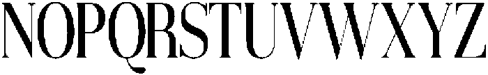 Aurestia Condensed otf (400) Font UPPERCASE