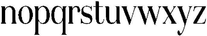 Aurestia Condensed otf (400) Font LOWERCASE
