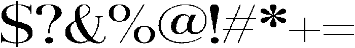 Aurestia Expanded otf (400) Font OTHER CHARS