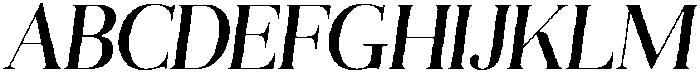 Aurestia Italic otf (400) Font UPPERCASE