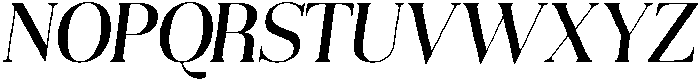 Aurestia Italic otf (400) Font UPPERCASE