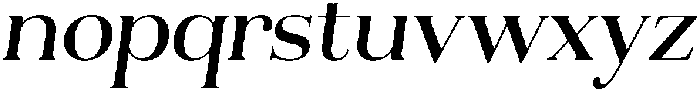 Aurestia Italic otf (400) Font LOWERCASE