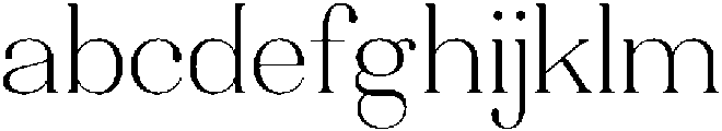 Aurestia Thin otf (100) Font LOWERCASE