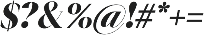 Aurestine Serif Black Italic otf (900) Font OTHER CHARS