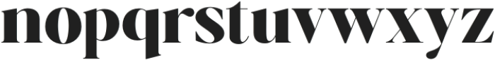 Aurestine Serif Black otf (900) Font LOWERCASE