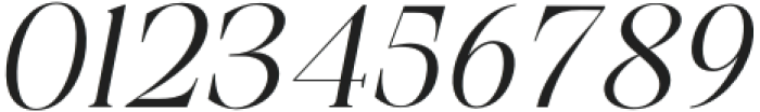 Aurestine Serif Extra Light Italic otf (200) Font OTHER CHARS