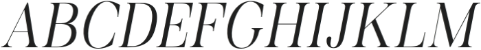 Aurestine Serif Extra Light Italic otf (200) Font