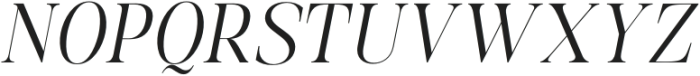 Aurestine Serif Extra Light Italic otf (200) Font UPPERCASE