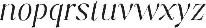 Aurestine Serif Extra Light Italic otf (200) Font LOWERCASE