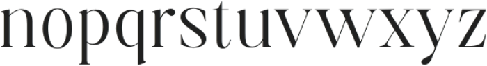 Aurestine Serif Extra Light otf (200) Font LOWERCASE