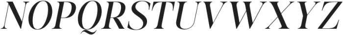 Aurestine Serif Italic otf (400) Font UPPERCASE