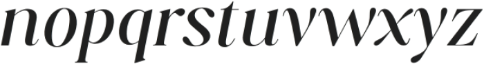Aurestine Serif Italic otf (400) Font LOWERCASE